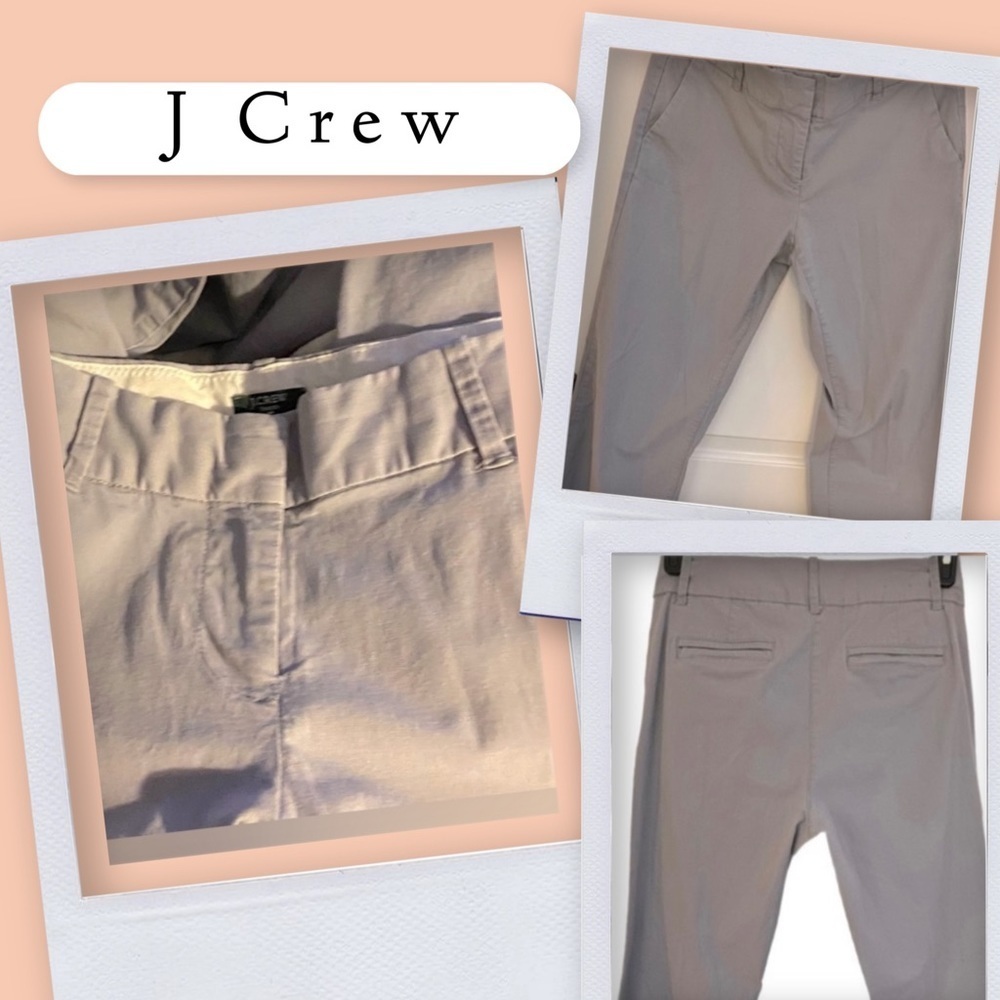 EUC J Crew Black Label Pants, Stretchy, City Fit, Sz 6, Chino, 34x32, Cotton